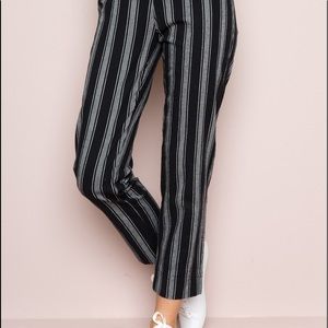 brandy melville striped tilden pants!
